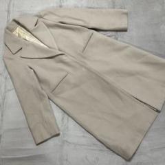 Plage プラージュ チェスターコート リネン ベージュ Plage プラージュ チェスターコート ロングコート ウール100