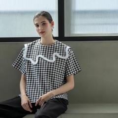 リンカブル　LINKABLE ピエロトップス グレー ×ピンク LINKABLE ピエロトップス グレーピンク
