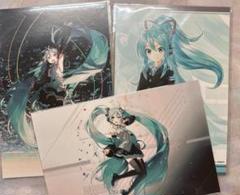 初音ミク Rella 個展 ショッパー 缶バッジ　紙袋 ポストカードセット 初音ミク Rella 個展 ショッパー 缶バッジ 紙袋 ポストカード