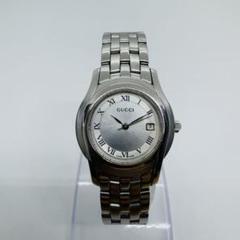 ✨GUCCI✨5500L✨デイト✨銀文字盤✨レディース✨クオーツ✨腕時計✨
