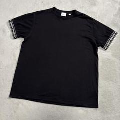 バーバリーロンドン 半袖Tシャツ 袖ロゴ ブラック S