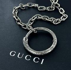 ◇グッチ◇ウロボロス/ネックレス/Ag925/シルバー/ブランド GUCCI ウロボロスネックレスシルバー