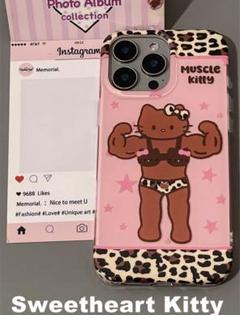Muscle Kitty iPhoneケース