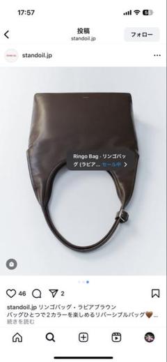 Stand oil Ringo Bag りんごバッグ