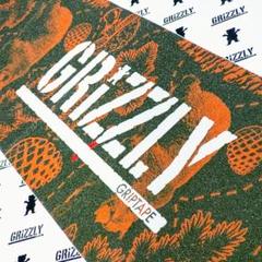 スケボー デッキテープ グリズリー ロゴ スタンプ Foliage Stamp