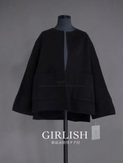 Girlish ガーリッシュ St.cecilia リバーウールコート キャメル 予約】St.cecilia リバーウールコート – GIRLISH