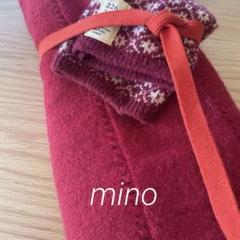SALE✨【美品】mino ポンチョ ベビーアルパカ サイフク　防寒　ショール SALE✨【美品】mino ポンチョ ベビーアルパカ サイフク 防寒