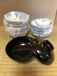 越前漆器　お椀5客セット　木箱　伝統工芸品　高級手塗り