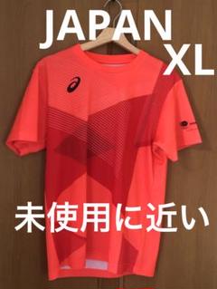 【美品】JAPAN 陸上ウェア 男性 XL 即送！ オレンジ 赤 黒