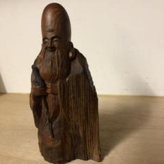 蔵出し骨董品‼︎木彫り置物神様