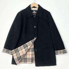 BURBERRY バーバリー ダブルフェイス ウールコート チェック
