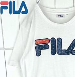 フィラ ワンポイント デカロゴ 90s 半袖Tシャツ ペイズリー ナイキ