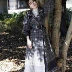 KOH.style x yukko produce ツイード　ロングコート 2025年最新】コースタイル レディース ロングコートの人気