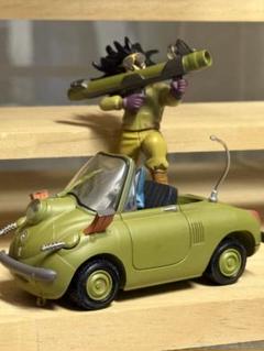 未使用・ドラゴンボール[人参化の車と盗賊ヤムチャの車フィギア] 未使用・ドラゴンボール[人参化の車と盗賊ヤムチャの車フィギア