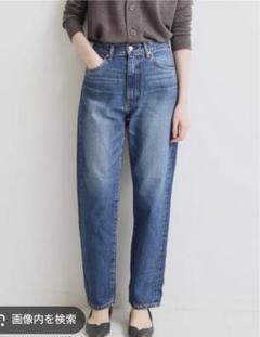 IENA セルビッチハイライズデニムパンツ IENA（イエナ）の「《追加4》セルビッチハイライズデニムパンツ