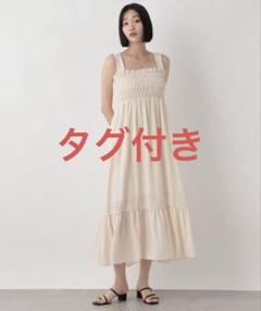 LOWRYS FARM シャーリングワンピース　292364 ローリーズファーム