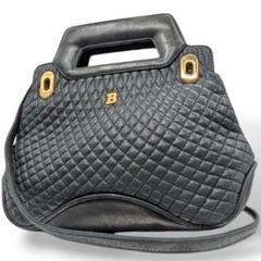 極美品✨BALLY ブラック キルティング ハンドバッグ ショルダーバッグ 2025年最新】bally キルティングバッグの人気アイテム - メルカリ