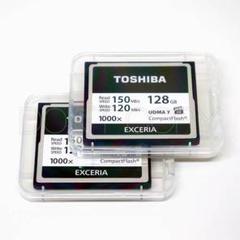 2枚 東芝 128GB EXCERIA CompactFlash CFカード