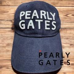 PEARLY GATES ミッキーマウス　キャップ　ネイビー パーリーゲイツ ミッキー キャップ - メルカリ