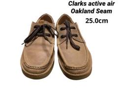 Clarks active air Oakland Seam　タンレザー　本革のサムネイル