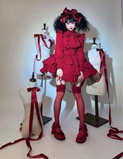 CATCOCOON クラシカルドールスカート ジャンス カゴスロリ 黒 ブラック 即納]CATCOCOONクラシカルドール 長袖 セットアップ 黒 - メルカリ