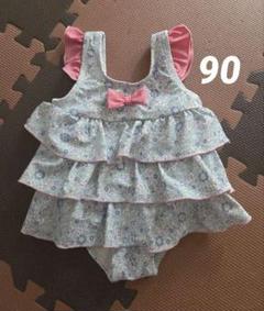 conocoコノコ★花柄フリル水着90★スイムウェア