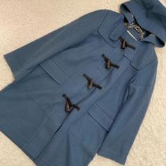 Aquascutum ダッフルコート くすみブルー 9