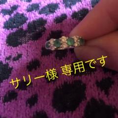 エメラルド プラチナリング