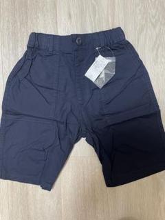 新品タグ付き グローバルワークキッズXXL130-140 ハーフパンツネイビー