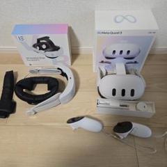 Meta Quest 3 VRヘッドセット 128GB バッテリー付きストラップ