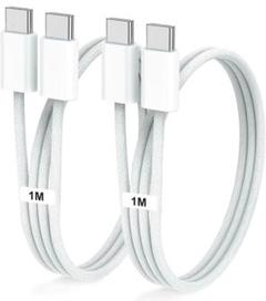 iPhon16 15 1m2本 USB Type C 充電ケーブル T[2k18