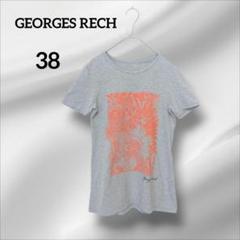 ジョルジュレッシュ　イトキン　花柄プリント Tシャツ グレー　38