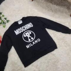 MOSCHINO　モスキーノ　ブラック　ゆったり　トレーナー　スウェット