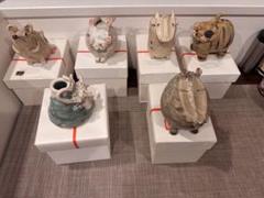 ☆美品☆ 天水窯 稲垣竜一 茶碗 モダン 絵入り ☆美品☆ 希少 作家もの 天水窯 稲垣竜一 茶碗 モダン 遊び心