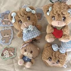 mikko characters ラテ ぬいぐるみ＆ステッカーセット