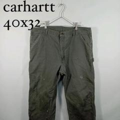 carhartt グレー ワークパンツ 40x32 ダック　ワイドパンツ