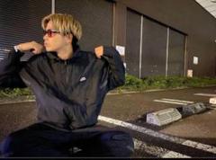 NIKE ナイキ　ナイロンセットアップ　コムドットやまと　Lサイズ コムドット やまと 着用 Nike セットアップ - メルカリ
