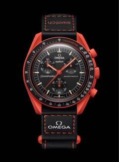 SWATCH × OMEGA オレンジ　限定　箱破れ　スウォッチ　オメガ　コラボ SWATCH × OMEGA オレンジ限定箱破れスウォッチオメガコラボ
