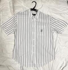 未使用品・希少M STUSSY BOXY STRIPED SS SHIRT 白 - メルカリ