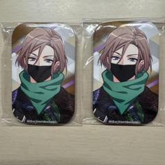 【匿名配送】 A3! 摂津万里 万里 ISETAN コラボ 缶バッジ ラメ ホロ A3! キャラバッジコレクション 摂津万里 公演開花前 満開 缶