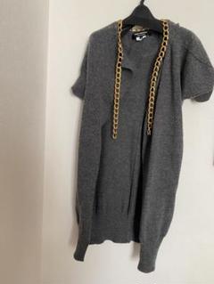 ジュンヤワタナベ コムデギャルソン リブ編み ニット ロング カーディガン 黒 JUNYA WATANABE CDG(ジュンヤワタナベコムデギャルソン) 23AW