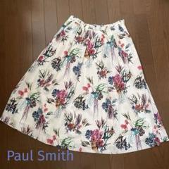 ◇Paul Smith ポールスミス 薔薇 変形フレアスカート 花柄 Paul Smith - ◇ Paul Smith ポールスミス 薔薇 変形フレア