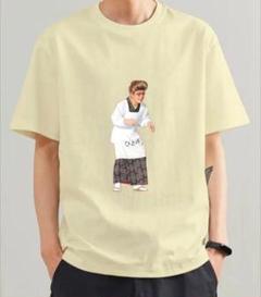 新品未使用！おもしろＴシャツ！ひとみ婆さん／メンズXL／アプリコット
