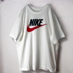 NIKE ナイキ ビッグロゴ センターロゴ プリント Tシャツ XL 美品
