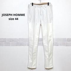 ジョゼフオム コットンブレンド カジュアルパンツ ホワイト ストレッチ H889