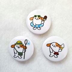 みちまるくん缶バッジ3個セット 夏のみちまるくん - メルカリ