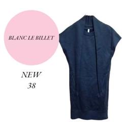 【BLANC LE BILLET】日本製♡新品未使用♡ ワンピース【38】グレー