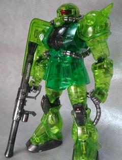 ガンプラ MGザク1.0クリアカラー