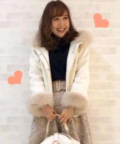 お値下げ中!新品♡アンゴラ混ビーバー撥水ショートコート