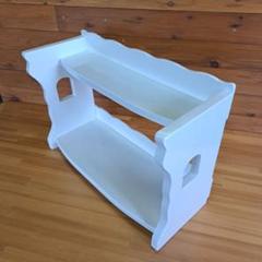 ハンドメイド　飾り棚　ディスプレイ棚　什器　シェルフ　カントリー　多肉棚　ラック